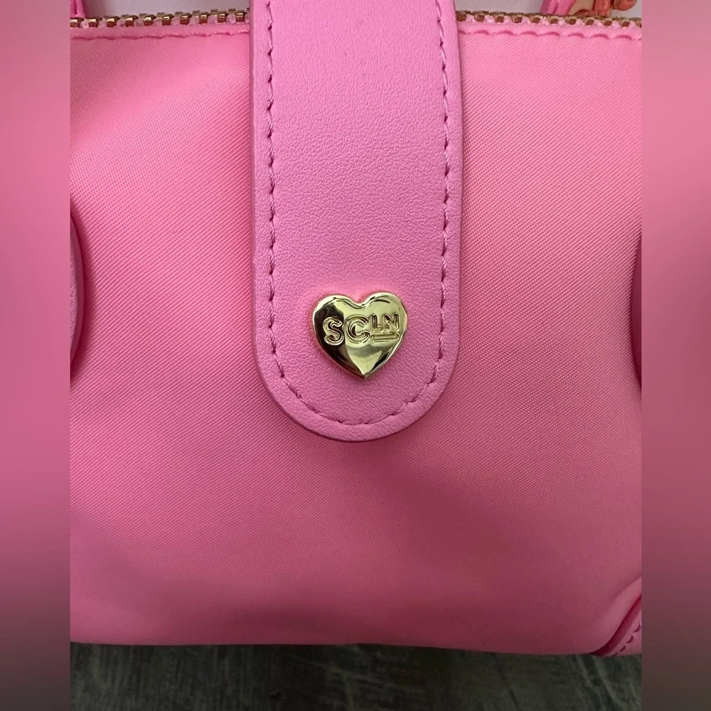 NWOT Stoney Clover Lane Pink Pouchette Crossbody Bag 02 - Picture 2 of 7